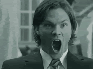 supernatural shocked gif photo: Supernatural. jfgj.gif
