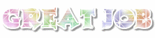 congrats gif photo: Great Job Emoticon Animated Animation Animations Gif greatglitter1.gif