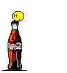 Coke Smiley photo: Coke Coca Cola Bottle Smile Drinking Drink Smiley Smilie Emoticon Animated Animation Gif 1sm191coke.gif