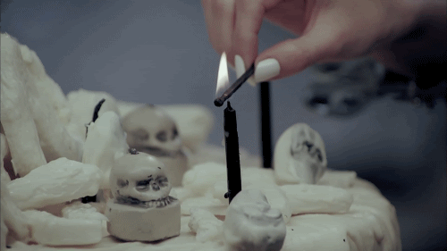 black candles,animated .gif