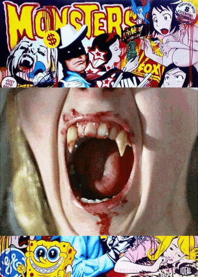 monster, animated gif