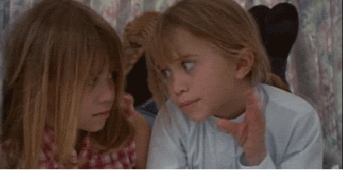 animated gif, the olsen twins