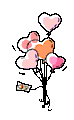 Heart balloon bouquet