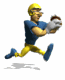 Football Man Running