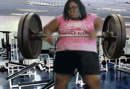 big gym photo: Big Girl biggirlworkingatthegym.gif