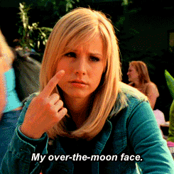 Veronica Mars - over-the-moon face