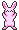 Animated bunny emoticon