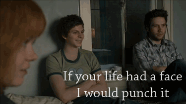 Scott Pilgrim Vs The World punching gif
