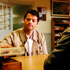 SPNG Tags: Castiel / Sorry / Cliche / but heart-breaking<br /><br /><br /><br /><br /><br />I wanted to apologize to my followers. Stuff has been going on in my personal life lately, and I haven’t had time to post gifs today. Don’t worry, things should be back to normal tomorrow!<br /><br /><br /><br /><br /><br />Looking for a particular Supernatural reaction gif? This blog organizes them so you don’t have to spend hours hunting them down.
