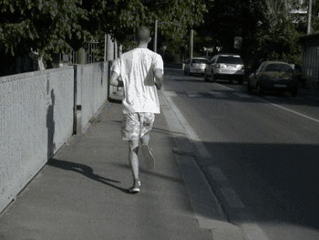 English: Me Running