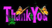 thank-you butterfly