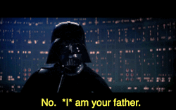 Vader sets up the prequels.