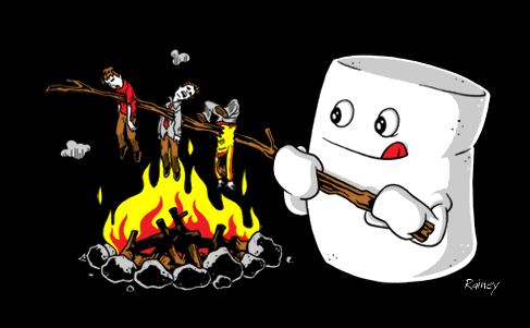Revenge is sweet photo: Revenge of the Marshmallows 125751843720458.gif