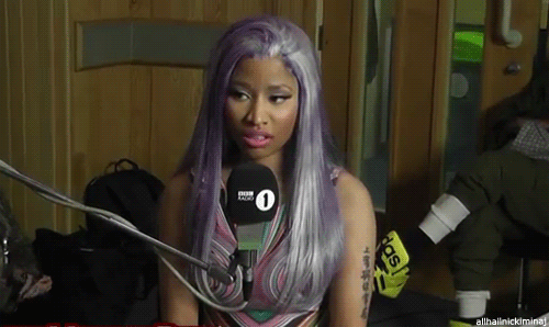 nicki minaj eye roll