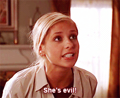 Image result for evil vamp 'i wont let them meet' gif