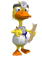doctor photo: duck doctor duck_doctor_writing_clipboard_lg_clr.gif
