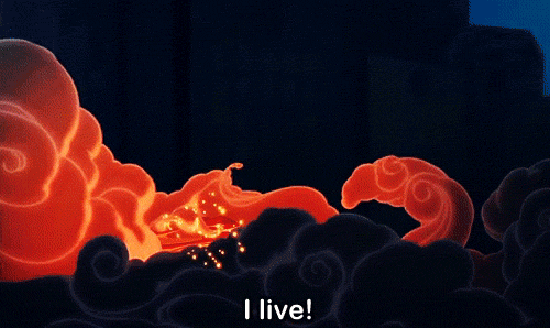 The world didn't end!! Knew it wouldn't -- Mushu in Mulan