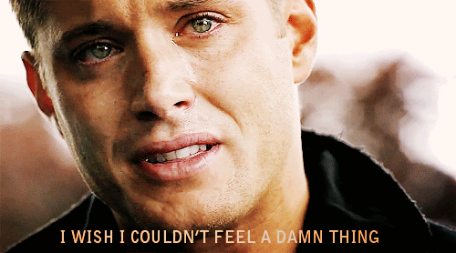raw feelings photo: Dean cries deanfeel.gif