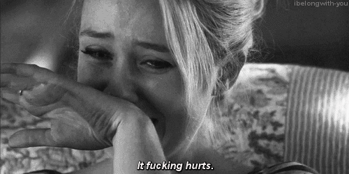 Image result for gif crying in pain