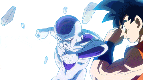 dragon ball z resurrection 'f' battle goku freeza