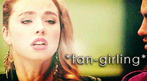 fangirling