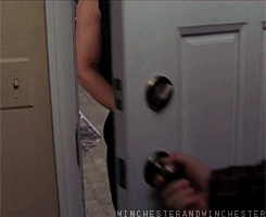 opening door animated GIF 