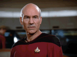 Star Trek Patrick Stewart animated GIF
