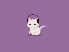 kitty music gif