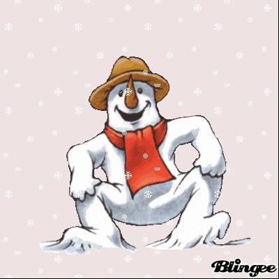 animated snow man
