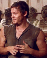 Norman Reedus Smile Gif
