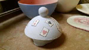 Alice lid spinning unfired