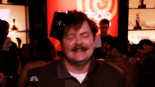Ron Swanson Drunk Dancing