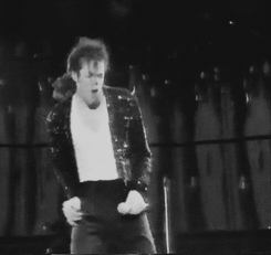 Michael Jackson doing his thing