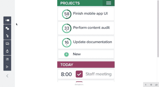 Commenting on a live preview