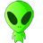 Cute Alien Waving Hi