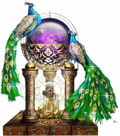 3D Animated GIF Glitter Graphics Birds | Glitter graphics » Peacocks Glitter graphics