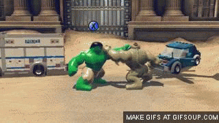 Hulk Abomination Lego Battle