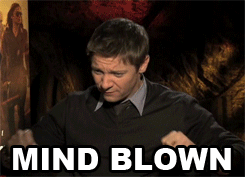 Jeremy Renner Mind Blown