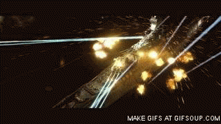exploding spaceship