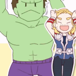 THor Hulk Cartoon Gif