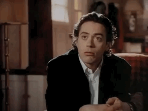 Robert Downey Jr Confused