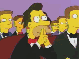 reaction simpsons watching concentrate