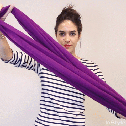 5 Ways to Wear A Scarf - Classic Loop