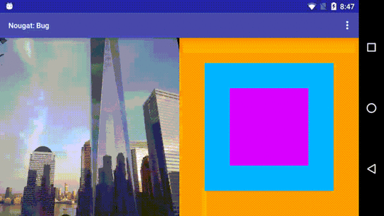 Android 6.0 Drag-and-Drop Behavior