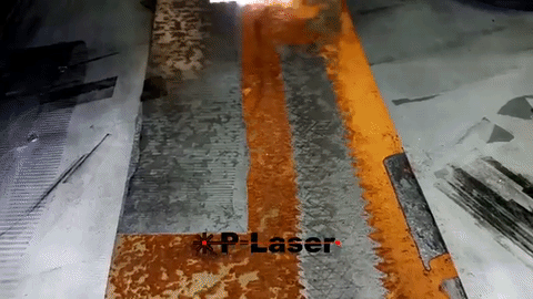 Laser gun cleaning