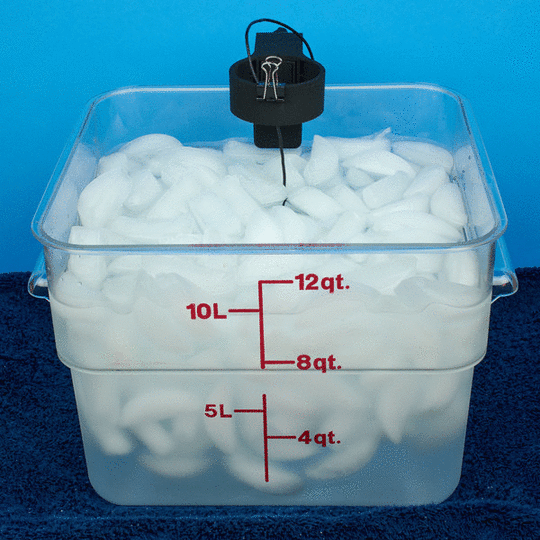 Sous vide ice bath compliation