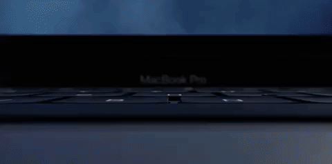MacBook Pro with Touch Bar GIF