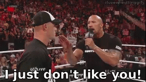 Image result for i don't like you gif