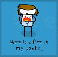 Afbeeldingsresultaat voor fire in my pants + gif