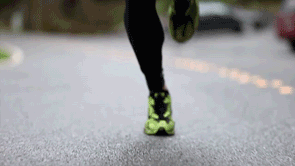 female runner gif
